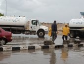 سقوط أمطار خفيفة على شمال سيناء والمحافظة ترفع درجة الاستعداد