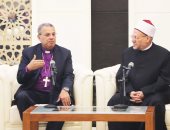 المفتى يستقبل وفدًا من رئاسة الطائفة الإنجيلية للتهنئة بعيد الفطر