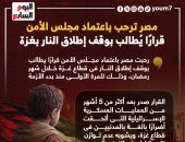 مصر ترحب باعتماد مجلس الأمن قرارًا يُطالب بوقف إطلاق النار بغزة.. إنفوجراف