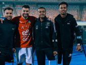 تريزيجية ينشر صورًا مع منتخب أصحاب الساق الواحدة على هامش مران الفراعنة