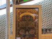كسوة الكعبة بمكتبة الإسكندرية يرجع تاريخها إلى 1830.. تحفة من الحرير الصافى