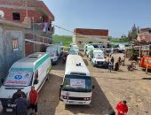صحة المنيا تواصل تنظيم قافلة طبية بقرية البراجيل ضمن "حياة كريمة"