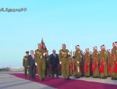الرئيس السيسى والعاهل الأردنى يستعرضان حرس الشرف