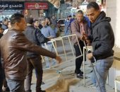 غلق وتشميع 4 محلات مخالفة فى نطاق حى المنتزه ثان بالإسكندرية