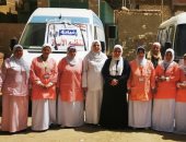 صحة كفر الشيخ: تقديم خدمات طبية مجانية لـ1433 مريضا بقرية تيدة بسيدي سالم