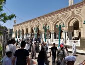 صلاة الجمعة الأخيرة فى رمضان من مسجد سيدي عبد الرحيم القناوي.. فيديو