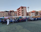 حفل إفطار جماعي لـ 2000 شخص من أبناء محلة أبو على فى الغربية.. فيديو وصور