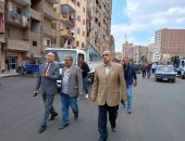 نائب محافظ القاهرة يتفقد أعمال تطوير شارع الترولي