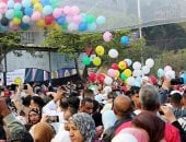 العيد فرحة.. آلاف المصلين يؤدون صلاة العيد بمسجد مصطفى محمود
