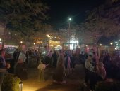 إقبال كبير من المواطنين على الحدائق العامة فى المنوفية بالعيد.. فيديو