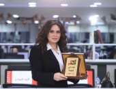 رشا مهدى: الحشاشين عمل مهم وسيعيش فى ذاكرتنا فترات كبيرة.. فيديو