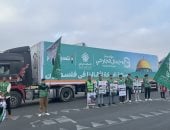 التحالف الوطنى يرسل 74 شاحنة محملة بـ 1490 طنا من المساعدات لقطاع غزة