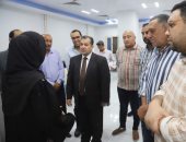 رئيس جامعة جنوب الوادى يتفقد 24 مصابا فلسطينيا بالمستشفيات الجامعية