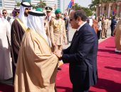 الرئيس السيسى يودّع ملك البحرين فى ختام زيارته لمصر.. فيديو