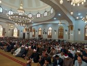 افتتاح المسجد الشرقى بقرية العامرة فى المنوفية بعد تجديده.. فيديو