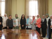 مايا مرسي تجتمع بعضوات وأعضاء فرع المجلس خلال زيارتها لمحافظة أسوان