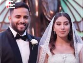 العروس خطفت الأنظار بإطلالتها.. محمد فؤاد يحتفل بحفل زفاف ابنه (فيديو)