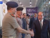 الرئيس السيسي يغادر مدينة مصر للألعاب بعد افتتاح البطولة العربية العسكرية للفروسية
