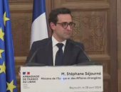 وزير الخارجية الفرنسي: سنواصل العمل على إخراج لبنان من أزمته