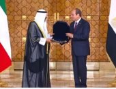 أمير الكويت يبعث رسالة شكر للرئيس السيسى على حفاوة الاستقبال