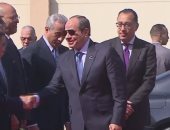 الرئيس السيسى يصل مقر احتفالية عيد العمال بالعاشر من رمضان
