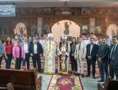 وفود "مصر أكتوبر" تزور كنائس الإسكندرية لتقديم التهانى بعيد القيامة المجيد