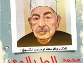 الذكرى الرابعة لرحيل الشيخ محمد محمود الطبلاوى فى كاريكاتير اليوم السابع