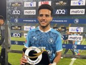 مصطفى فتحى أفضل لاعب فى مباراة بيراميدز ومودرن فيوتشر