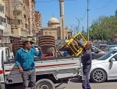 إزالة 385 حالة إشغال طريق مخالف بمراكز محافظة البحيرة