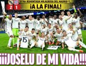 مُعجزة ريال مدريد وخوسيلو حياتى على رأس عناوين صحف العالم