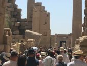 إقبال سياحى للأفواج الأوروبية للاستمتاع بالحضارة الفرعونية بمعابد الأقصر