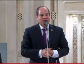 الرئيس السيسى من مسجد السيدة زينب: ربنا أكرم مصر بأن تكون الأمان لآل بيته