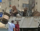 غلق وتشميع محل رخام بأوسيم بعد شكوى مواطنين من الإزعاج