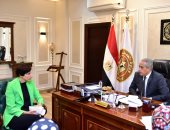 وزير العمل يبحث مع السفيرة القبرصية آليات إرسال عمالة مصرية إلى قبرص