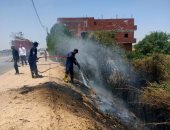 السيطرة على حريق سطح منزل وحوش بقرية فاو بحري في قنا