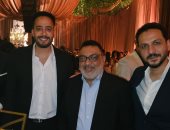 بيتر ميمى والكاتب عبد الرحيم كمال وعصام السقا يحضرون حفل زفاف ريم سامى