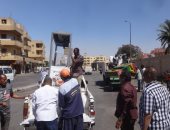 رفع وتحرير 27 محضر ومخالفة في حملات إزالات بشوارع مدينة الأقصر.. صور