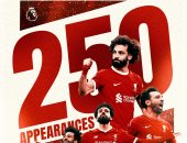 ليفربول يحتفل بوصول محمد صلاح لـ250 مباراة فى الدورى الإنجليزى
