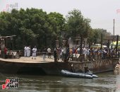انتشال جثتين جديدتين من ضحايا غرق ميكروباص معدية أبو غالب 