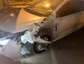 إصابة شخص صدمته سيارة أثناء عبوره طريق إسكندرية الصحراوى
