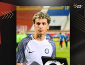 محمد سعيد مكرونة يحصد جائزة أفضل لاعب فى مباراة سموحة وفاركو