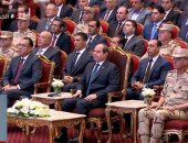 الرئيس السيسي يشهد افتتاح محاور جديدة منها محور هشام عرفات عبر فيديو كونفرانس