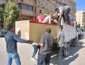 رفع 2900 حالة إشغال لمقاهٍ ومحال تجارية بحدائق الأهرام.. صور