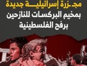 مجزرة إسرائيلية جديدة فى مخيم البركسات للنازحين برفح الفلسطينية.. فيديو