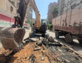 محافظ الغربية: بدء أعمال رصف وتطوير شارع الجيش بكفر الزيات