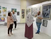 550 عملا فنيا تتنافس فى مسابقة معرض الفنون التشكيلية والأسرية بجامعة حلوان