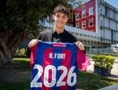 برشلونة يعلن تجديد عقد موهبته هيكتور فورت حتى 2026