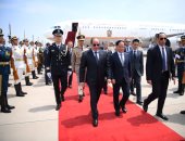 الرئيس السيسى يصل بكين فى زيارة رسمية لتعزيز العلاقات الثنائية