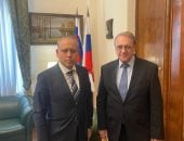 سفير مصر فى روسيا يبحث مع بوجدانوف تطورات الوضع بقطاع غزة 