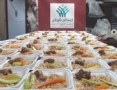 1200 وجبة غذائية للأسر الاكثر احتياجا فى الجيزة ضمن مبادرات التحالف الوطنى